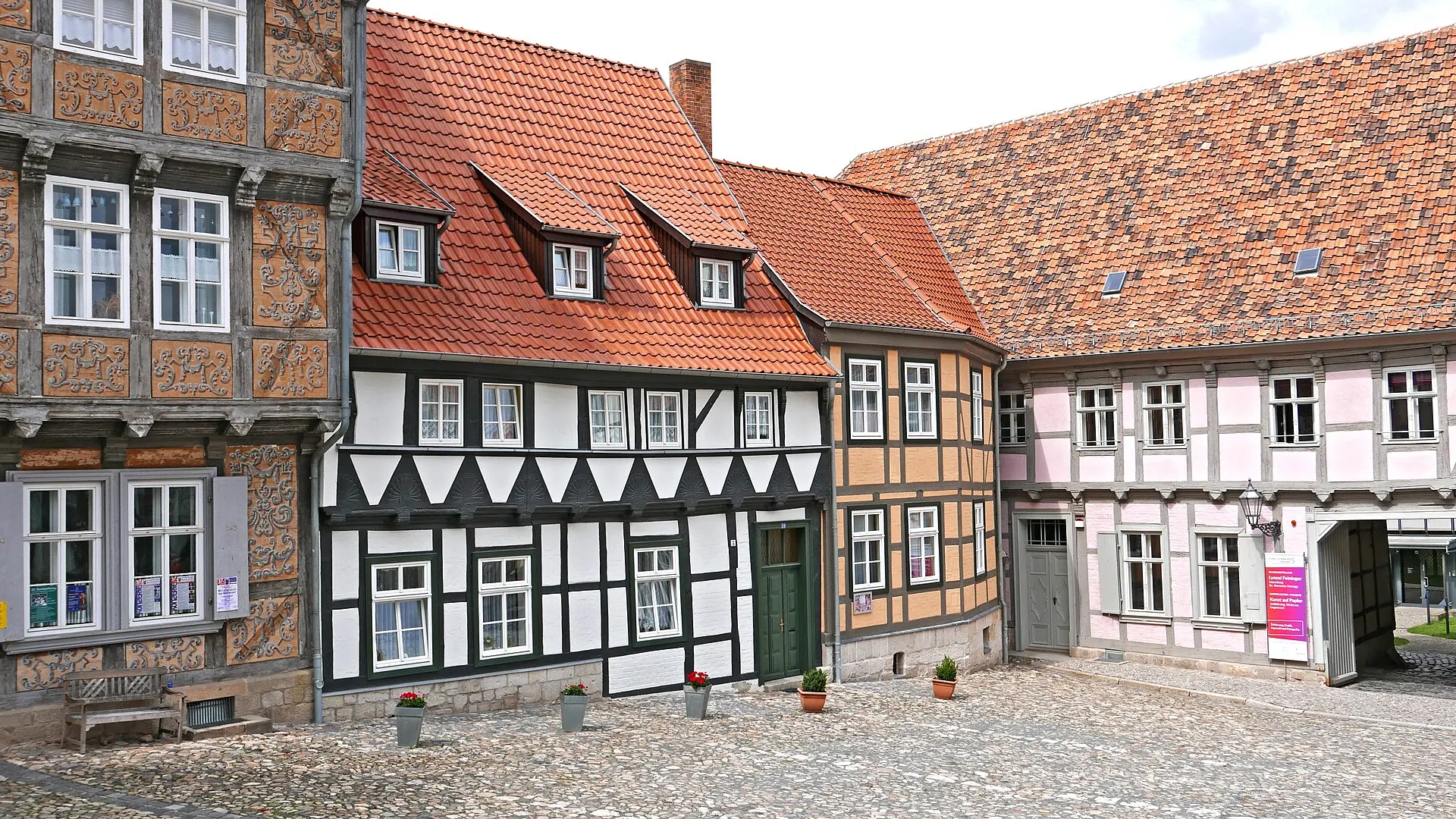 Fachwerkhäuser in der Altstadt von Quedlinburg